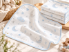 JESMARY - Khăn Sữa Sợi Tre Tiện Dụng, Mềm Êm, Phù Hợp Cho Gia Đình Và Các Thương Hiệu Mẹ Bé