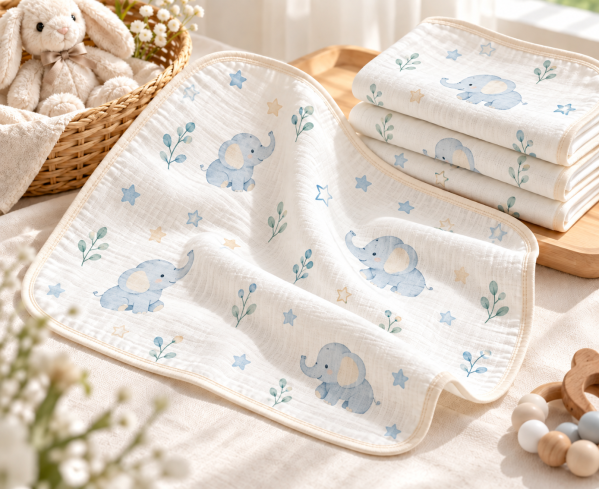 JESMARY - Cơ sở chuyên sỉ khăn sữa muslin, khăn xô sữa cao cấp chất lượng cao