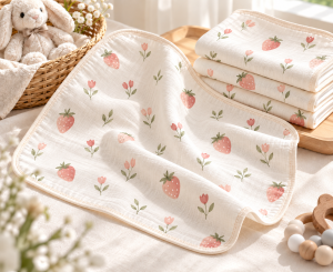 JESMARY - Xưởng may khăn sữa cotton 100% không xù lông, an toàn cho da nhạy cảm