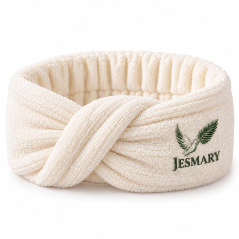 JESMARY  -  Xưởng Sản Xuất Băng Đô Spa Thêu Logo JESMARY: Giải Pháp Giữ T́óc Gọn Gàng