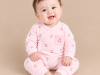 JESMARY – Bodysuit Bamboo Thoáng Khí Họa Tiết Thỏ Con Êm Mềm Cho Bé Sơ Sinh
