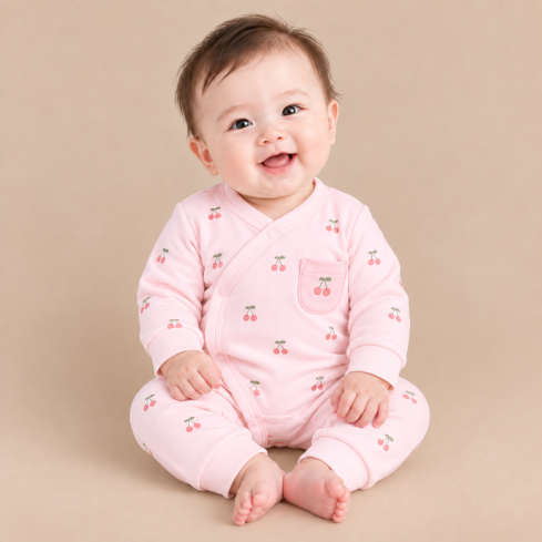 JESMARY – Bodysuit Bamboo Thoáng Khí Họa Tiết Thỏ Con Êm Mềm Cho Bé Sơ Sinh
