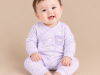 JESMARY - Áo Sơ Sinh Vải Bamboo Mềm Mịn Màu Hồng Phấn, Thoáng Khí Cho Làn Da Bé