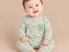 JESMARY - Bộ Quần Áo Sơ Sinh Muslin Họa Tiết Mây Và Gấu, Nhẹ, Mềm Và Thoáng Mát