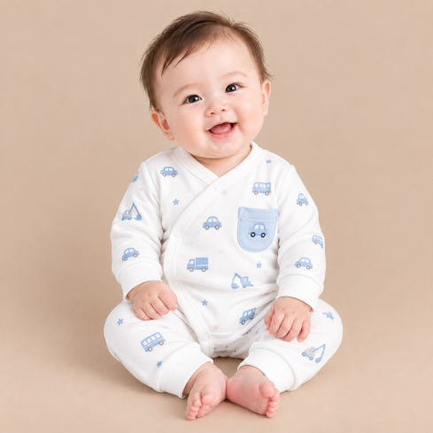 JESMARY - Bodysuit Sơ Sinh Cotton Organic Cài Khuy Tiện Lợi, Mềm Êm Cho Bé Mỗi Ngày
