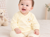 JESMARY - Bộ Sơ Sinh Cotton Hữu Cơ Tông Trắng Kem, Thiết Kế Tối Giản Và Dịu Nhẹ