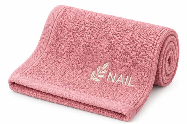 JESMARY -  Xưởng Sản Xuất Khăn Nail Thêu Logo JESMARY: Nâng Tầm Bản Sắc Thương Hiệu Cho Chuỗi Tiệm Nail & Spa Cao Cấp