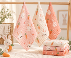 JESMARY - Khăn Sữa Muslin Cho Bé, Lựa Chọn Tiện Dụng Cho Mỗi Ngày