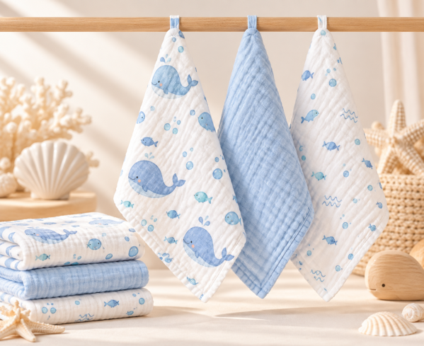 JESMARY - Xưởng Khăn Sữa Muslin Nhận Gia Công Theo Thiết Kế Riêng