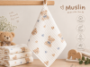 JESMARY - Khăn Sữa Muslin Mềm Êm, Phù Hợp Nhiều Mục Đích Sử Dụng