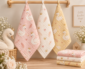 JESMARY - Khăn Sữa Muslin Đa Dạng Kiểu Dáng, Đáp Ứng Nhu Cầu Đặt Sản Xuất