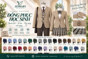 JESMARY -   May Áo Vesta Đồng Phục Tiểu Học Tại JESMARY: Giải Pháp 