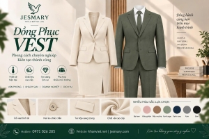 JESMARY - Xưởng Sản Xuất Đồng Phục Áo Vest (Sức Mạnh Định Hình Thương Hiệu & Tiêu Chuẩn Gia Công Cấp Cao Tại JESMARY)